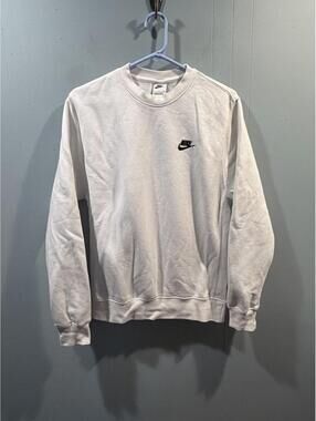 Mens Nike Sweatshirt Size Small White Pullover